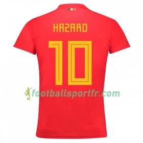 Tenue Belgique Hazard 10 Féminine Domicile Coupe du monde 2018 Maillot de Foot